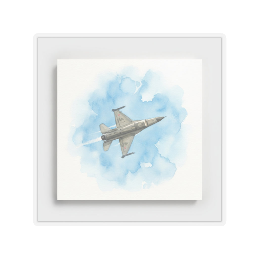 Watercolor — Aircraft — Kiss-Cut Sticker