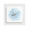 Watercolor — Aircraft — Kiss-Cut Sticker
