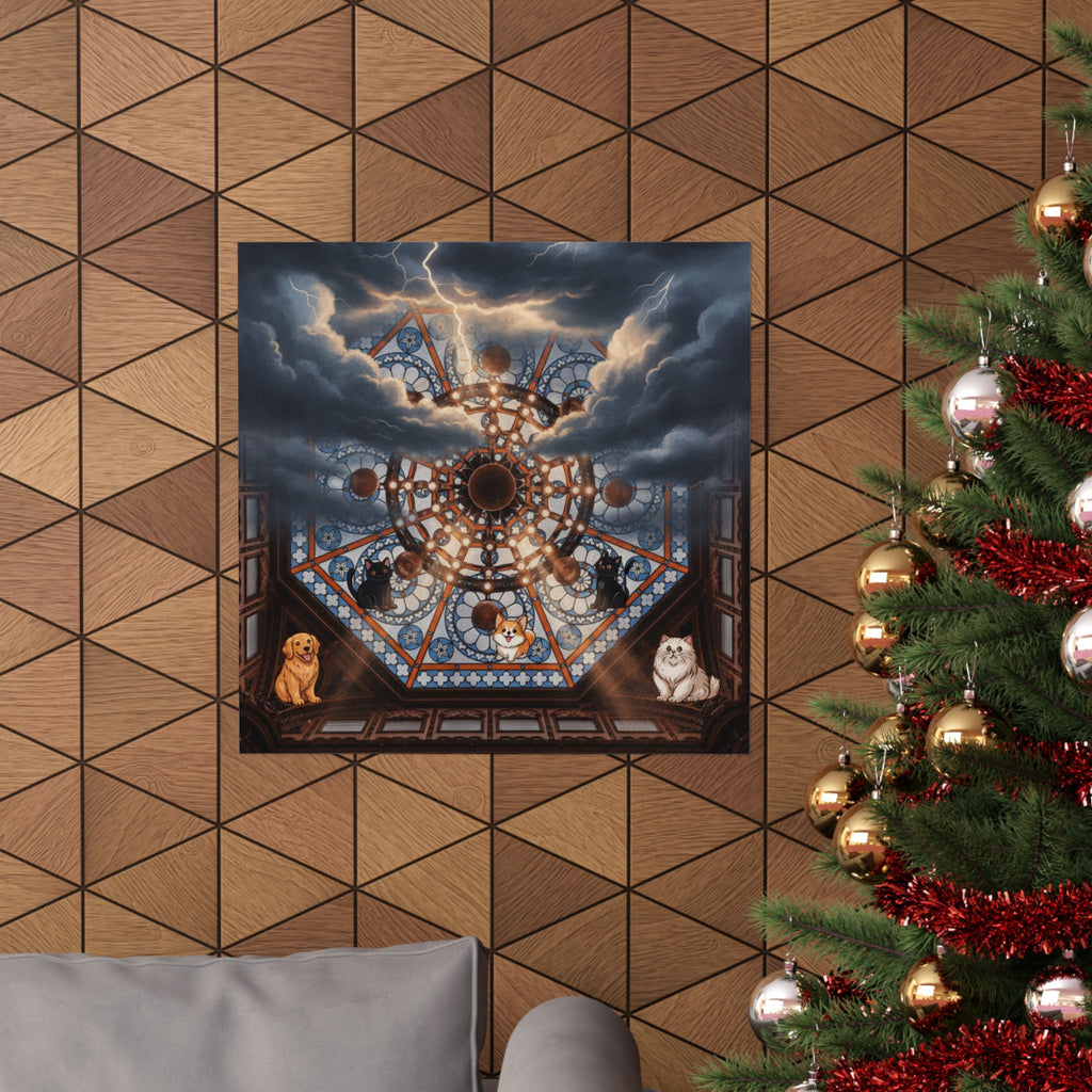 Dramatic Storm — Ceiling — Matte Poster