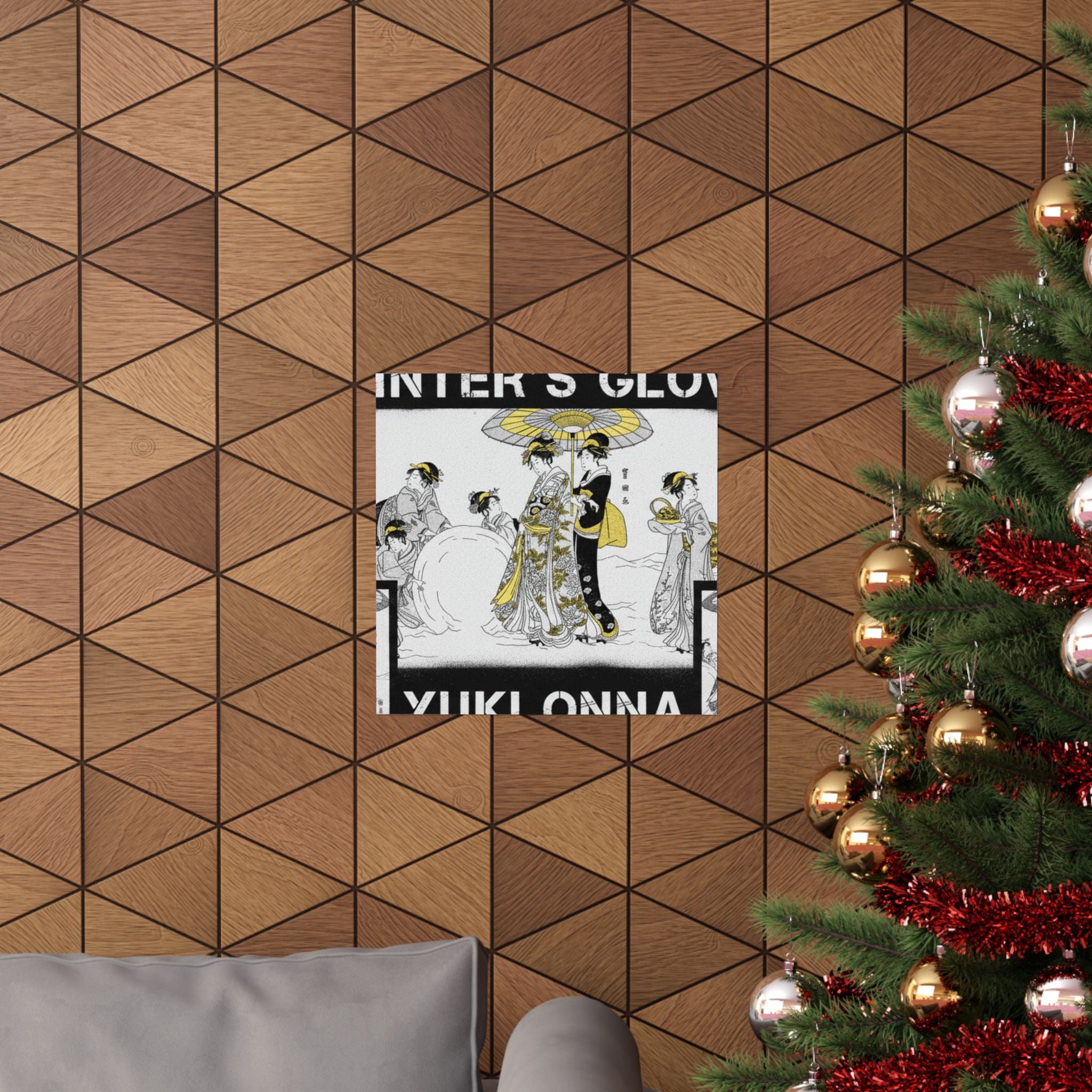 Streetwear Collage — Courtesans And Attendants Making A Giant Snowball — Matte Poster