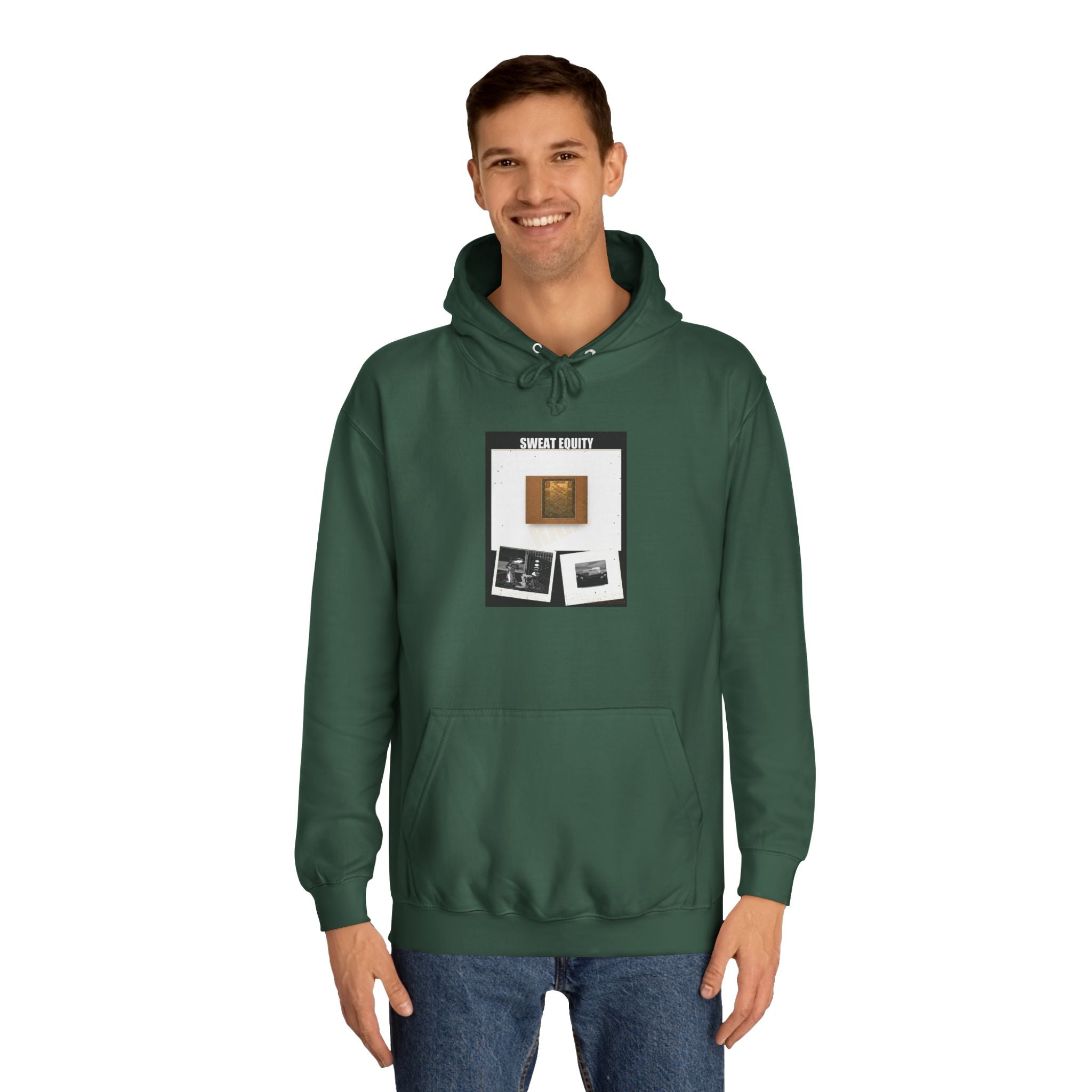 Sweat Equity Photo Collage Poster Pullover Hoodie