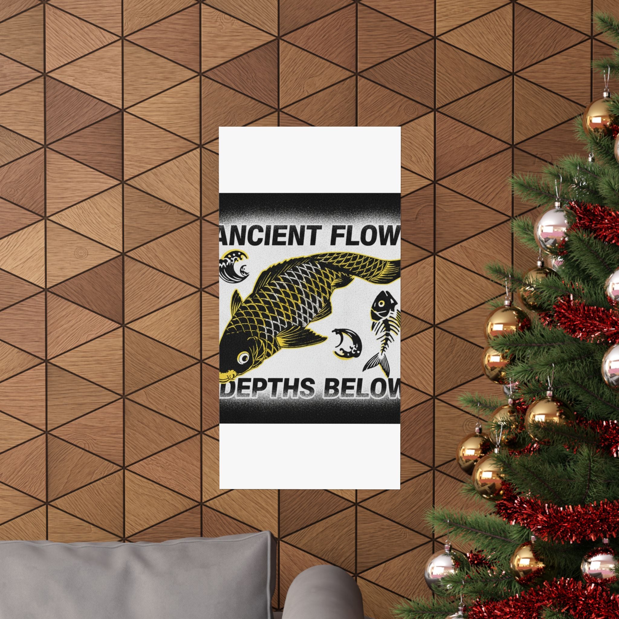 Streetwear Collage — Koi — Matte Poster