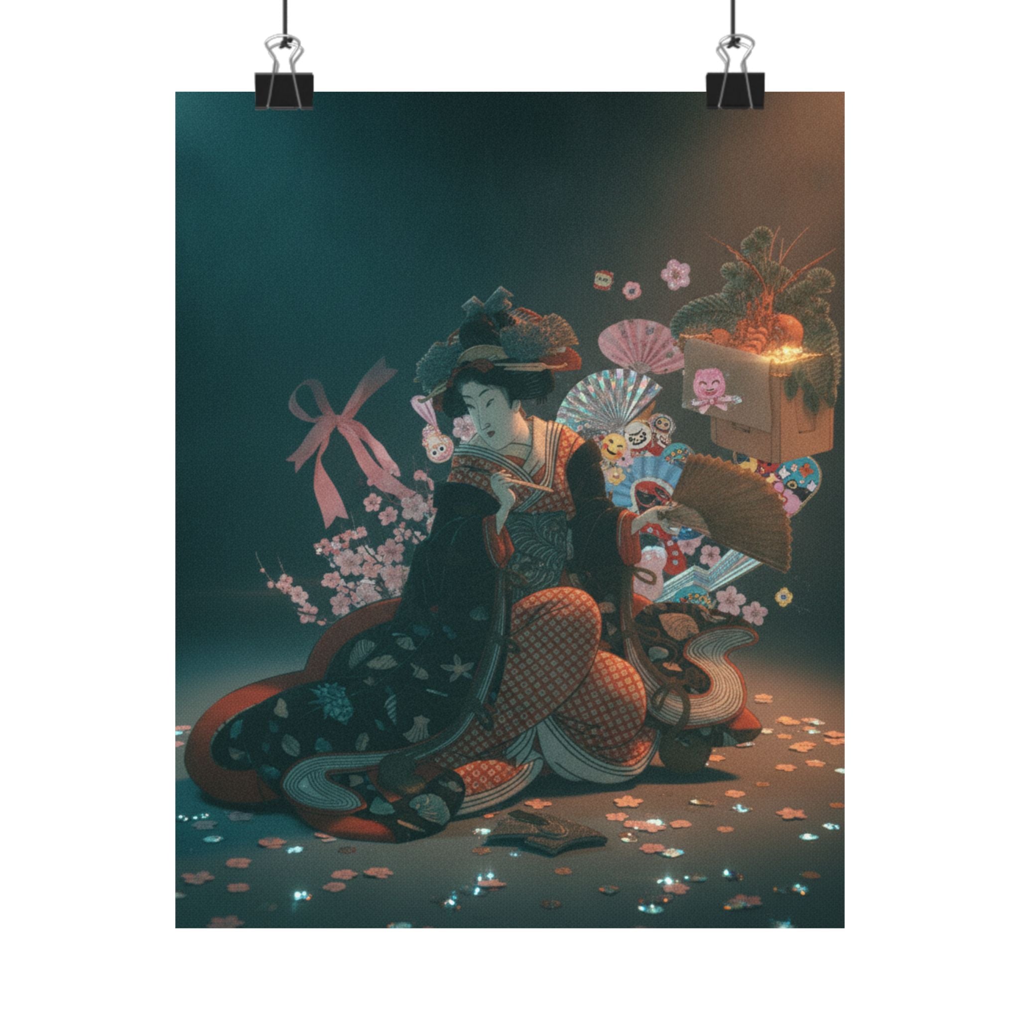 Cinematic — Courtesan And New Year Decoration — Matte Poster