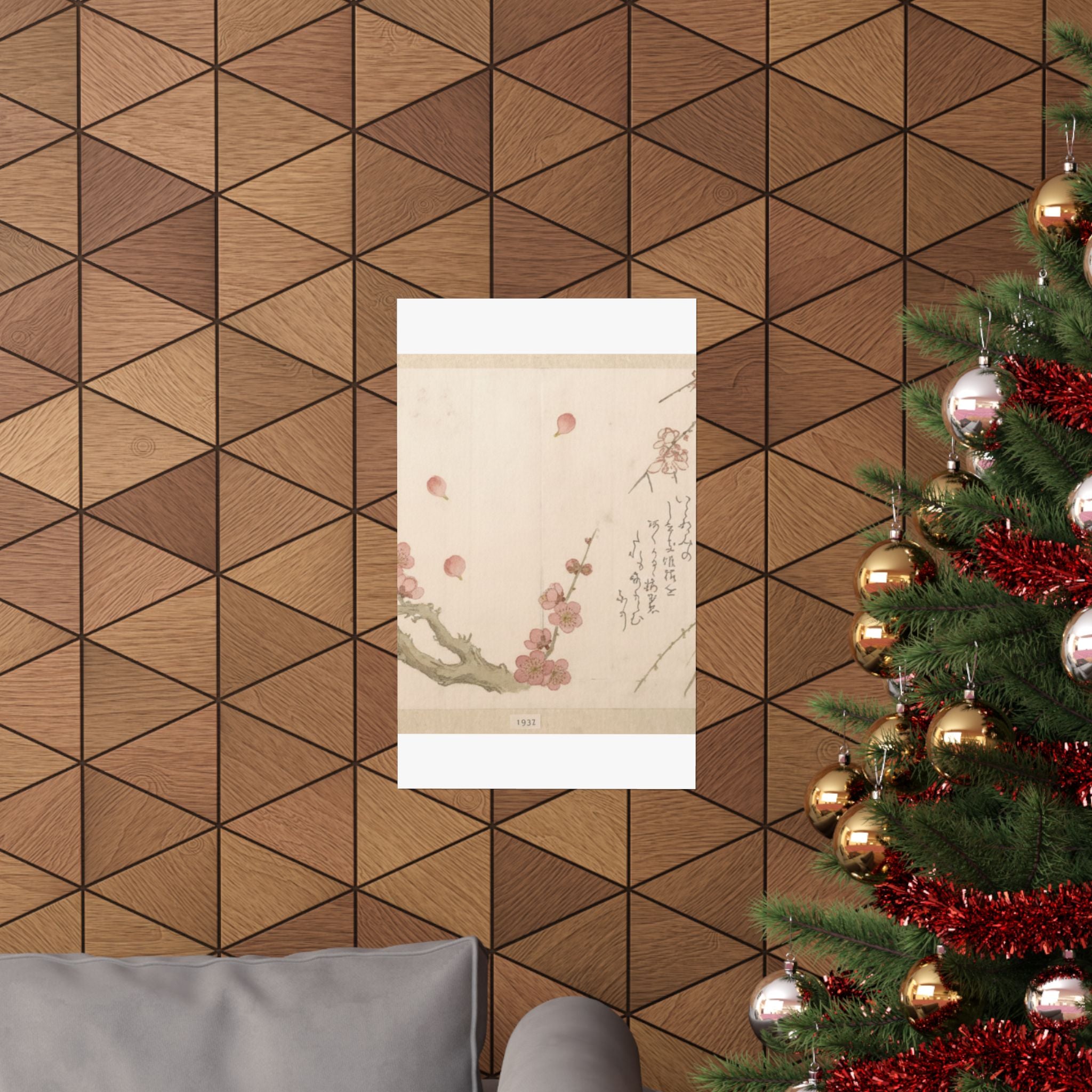 Botanical — Plum Blossom — Matte Poster