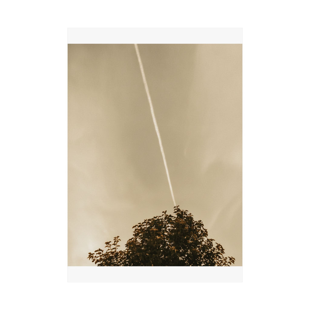 Scenic Nature — Contrail — Matte Poster