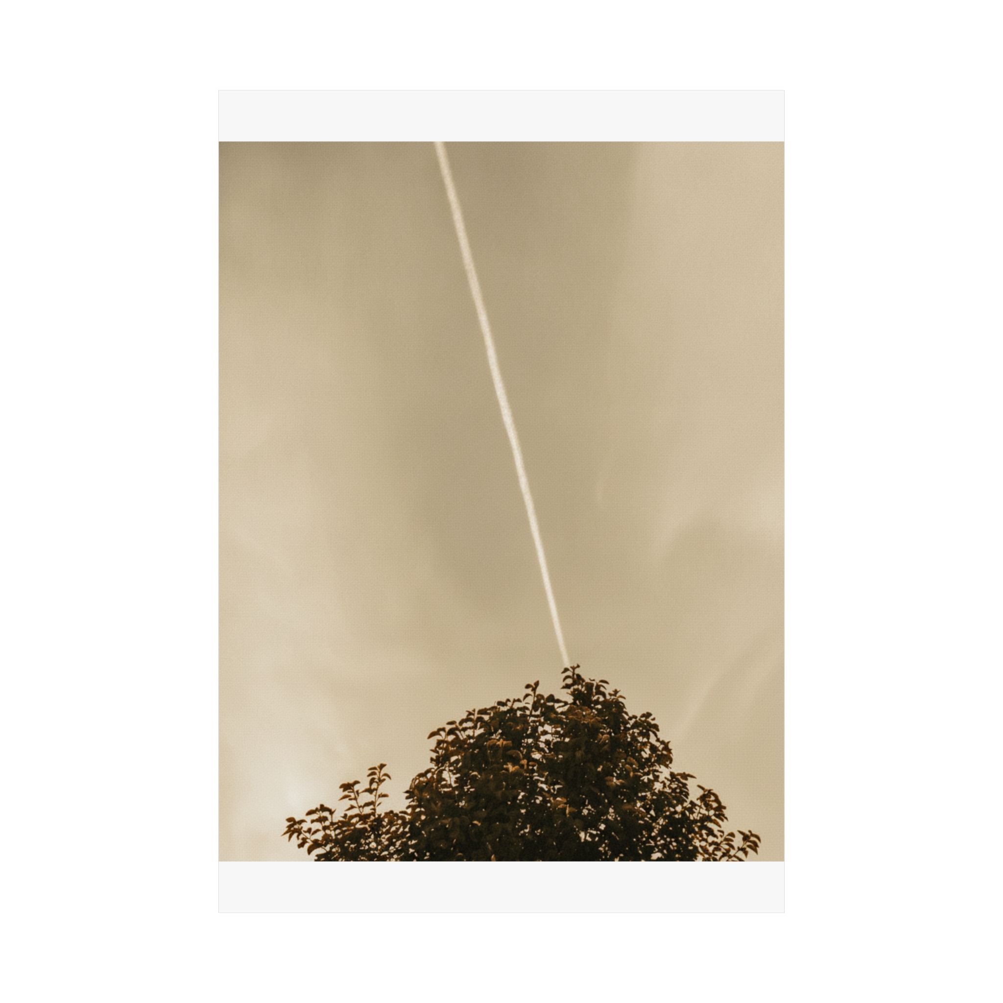 Scenic Nature — Contrail — Matte Poster
