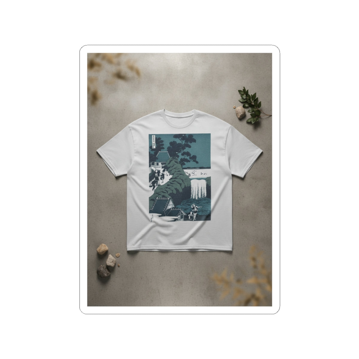 Product Marketing — Fall Of Aoiga Oka, Yedo — Kiss-Cut Sticker