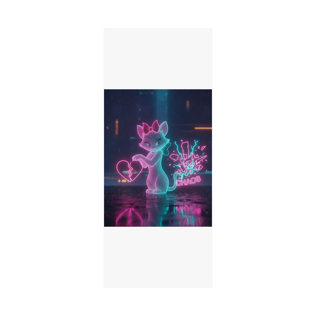 Neon Noir — Cat — Matte Poster