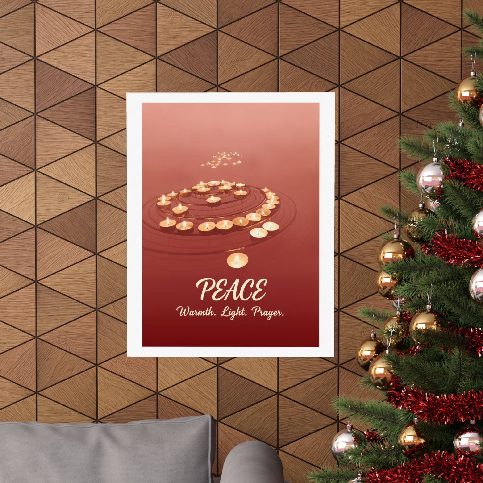 Affirmation — Candle — Matte Poster
