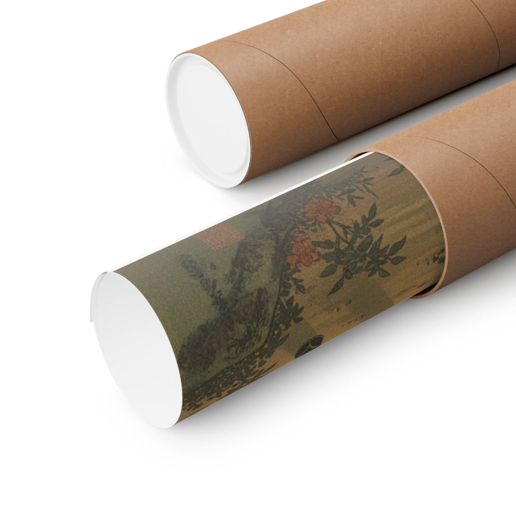 Scenic Nature — A Daimyo Talking To One Of His Retainers — Matte Poster