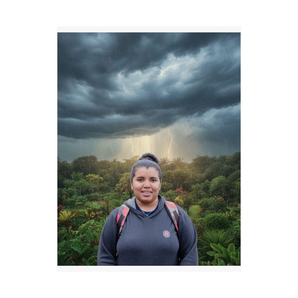 Dramatic Storm — Person — Matte Poster — Poster 2