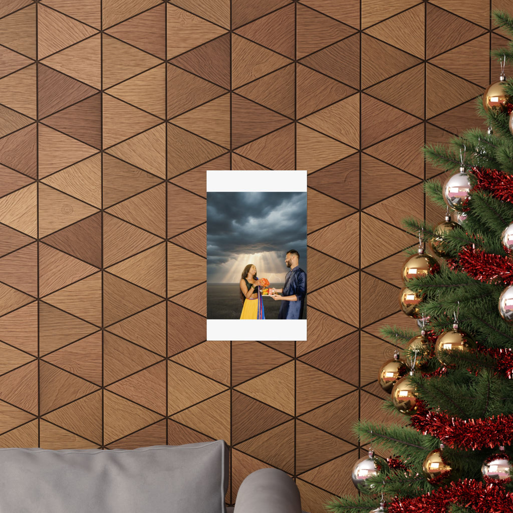 Dramatic Storm — Person — Matte Poster