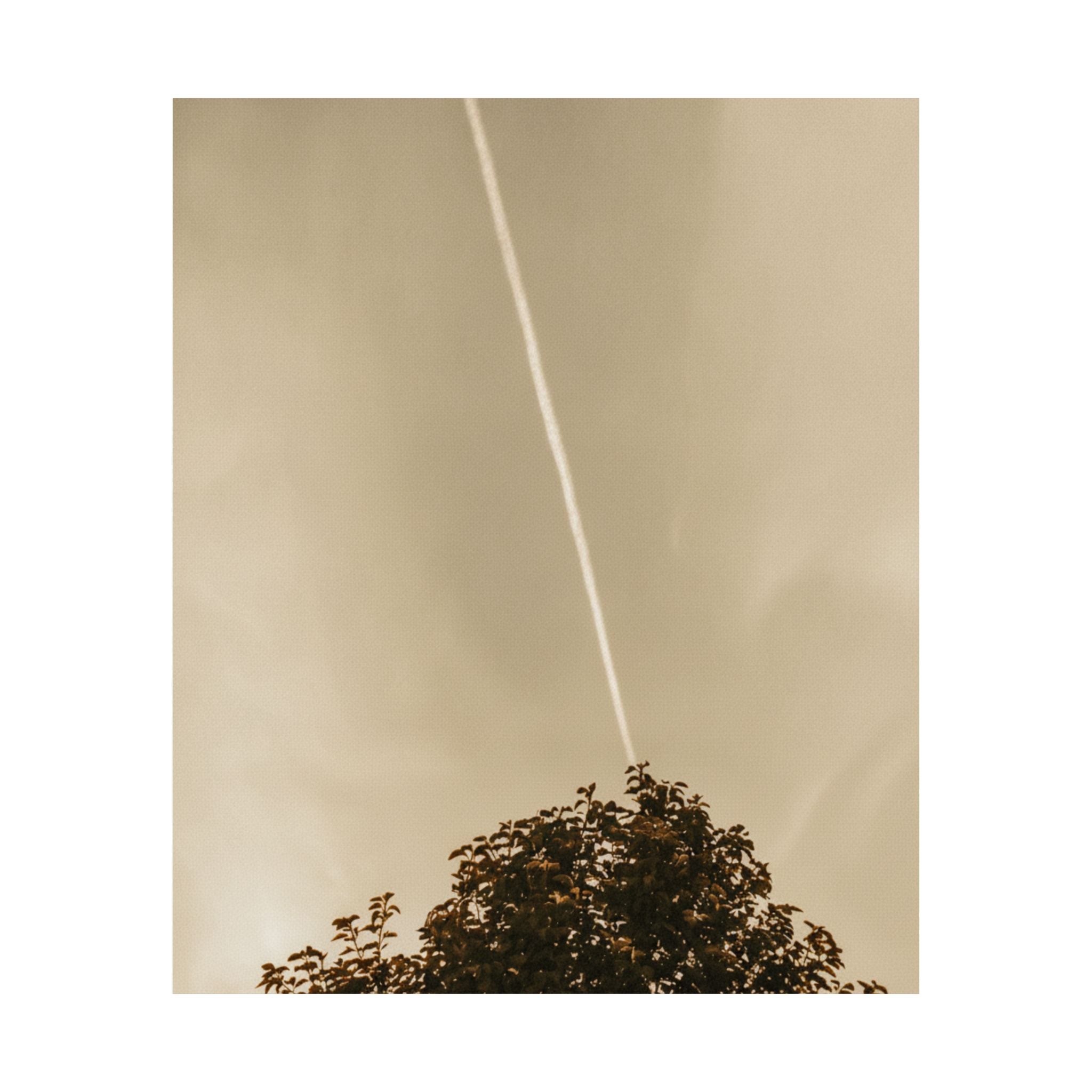 Scenic Nature — Contrail — Matte Poster