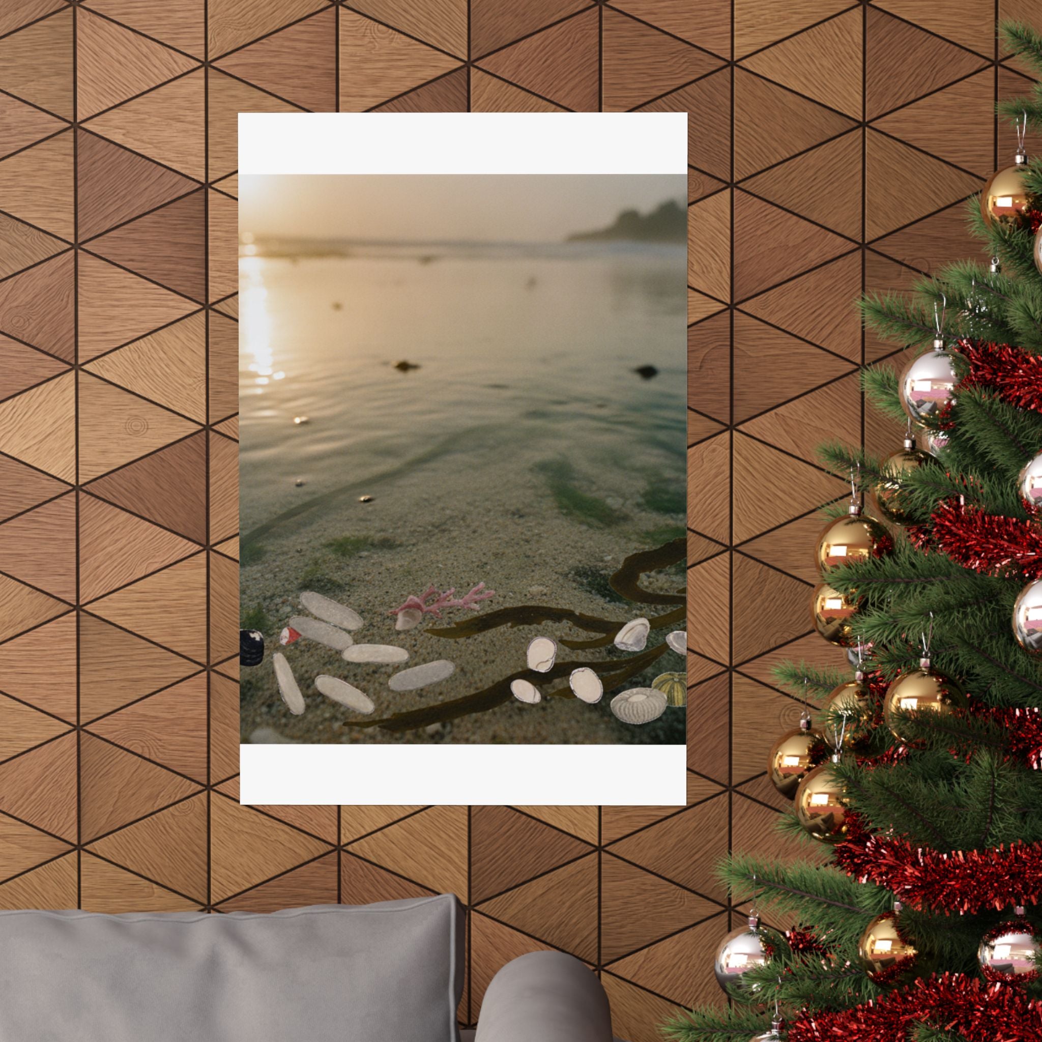 Scenic Nature — Shells Under Water — Matte Poster