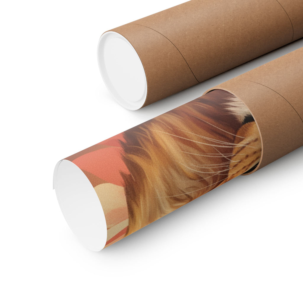 Southern Sunset — Lion — Matte Poster