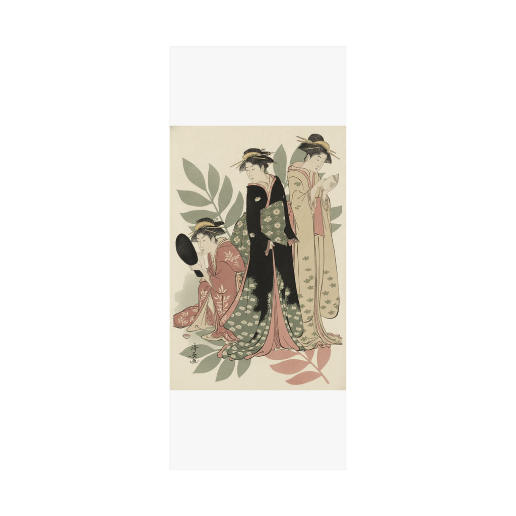 Botanical — Three Geishas Of Tachibana Street In Their Room — Matte Poster