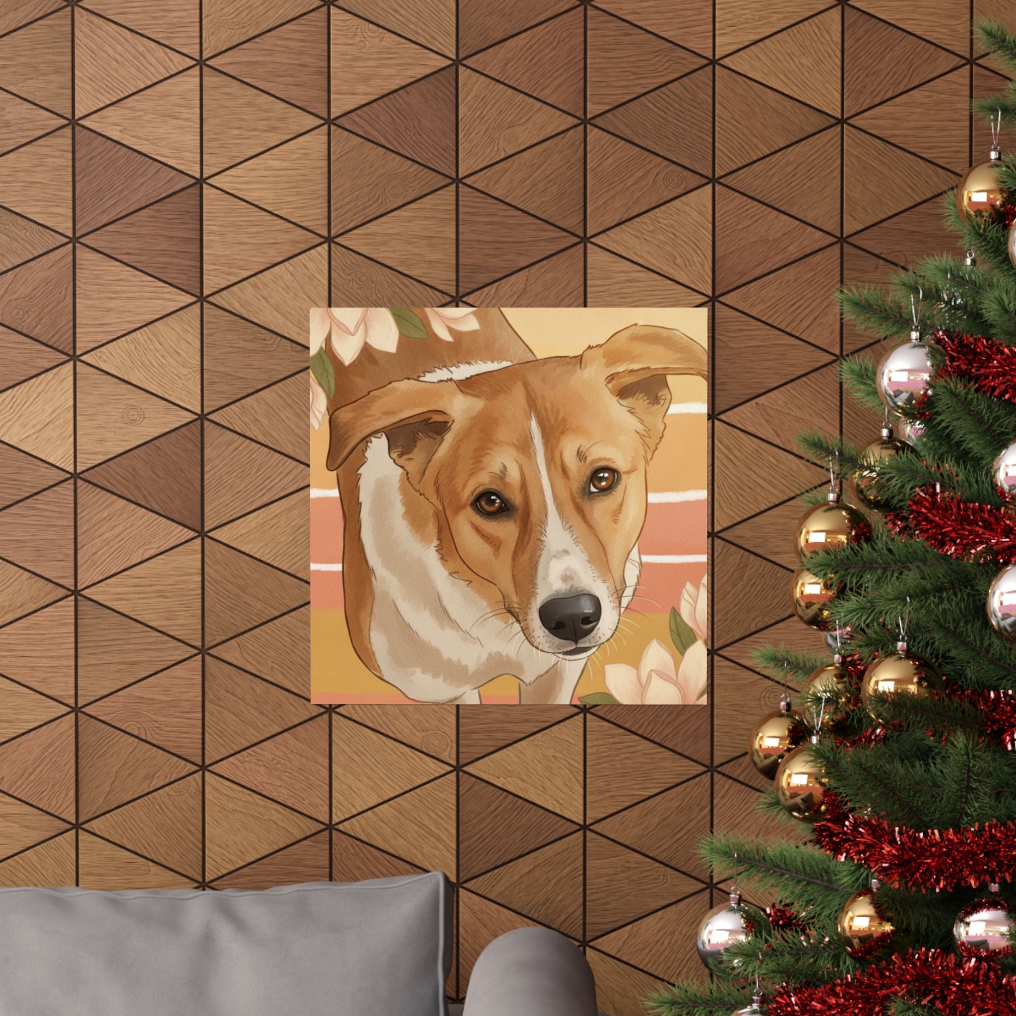 Southern Sunset — Dog — Matte Poster