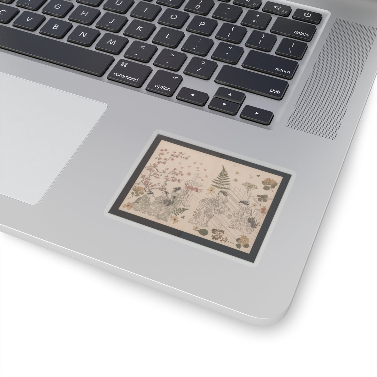 Botanical — True Reflections On The Life And Manners Of A Woman (Ehon Masukagami) 絵本十寸鏡 — Kiss-Cut Sticker
