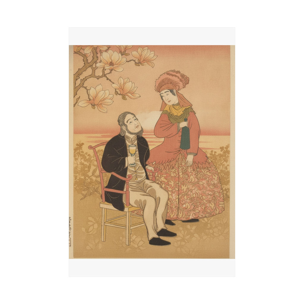 Southern Sunset — France, From The Series Pictures Of People From Foreign Lands (Gaikoku Jinbutsu  — Matte Poster