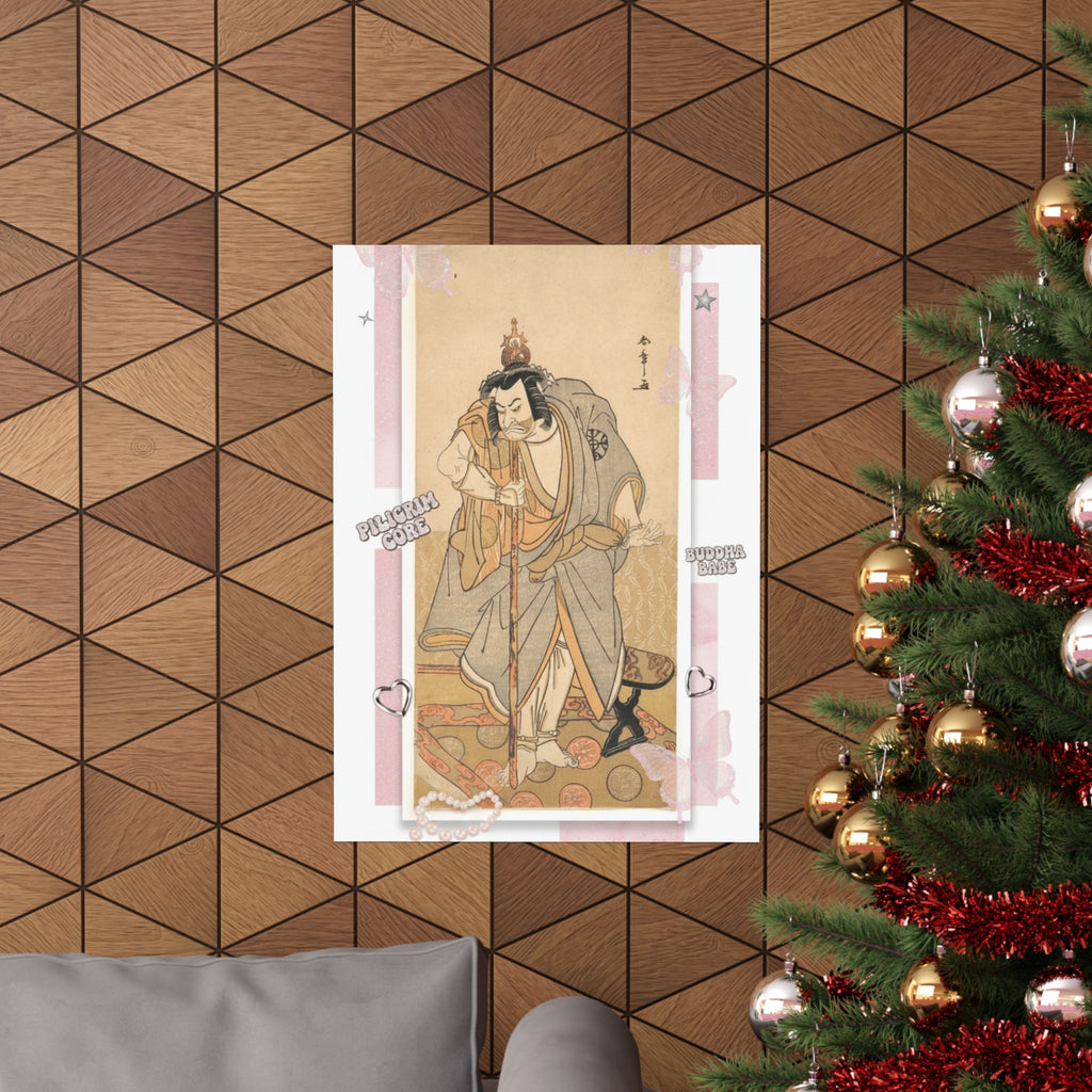 Ecommerce Main — The Actor Nakamura Nakazo As A Rokuju-Rokubu (Pilgrim To Buddhist Temple) — Matte Poster