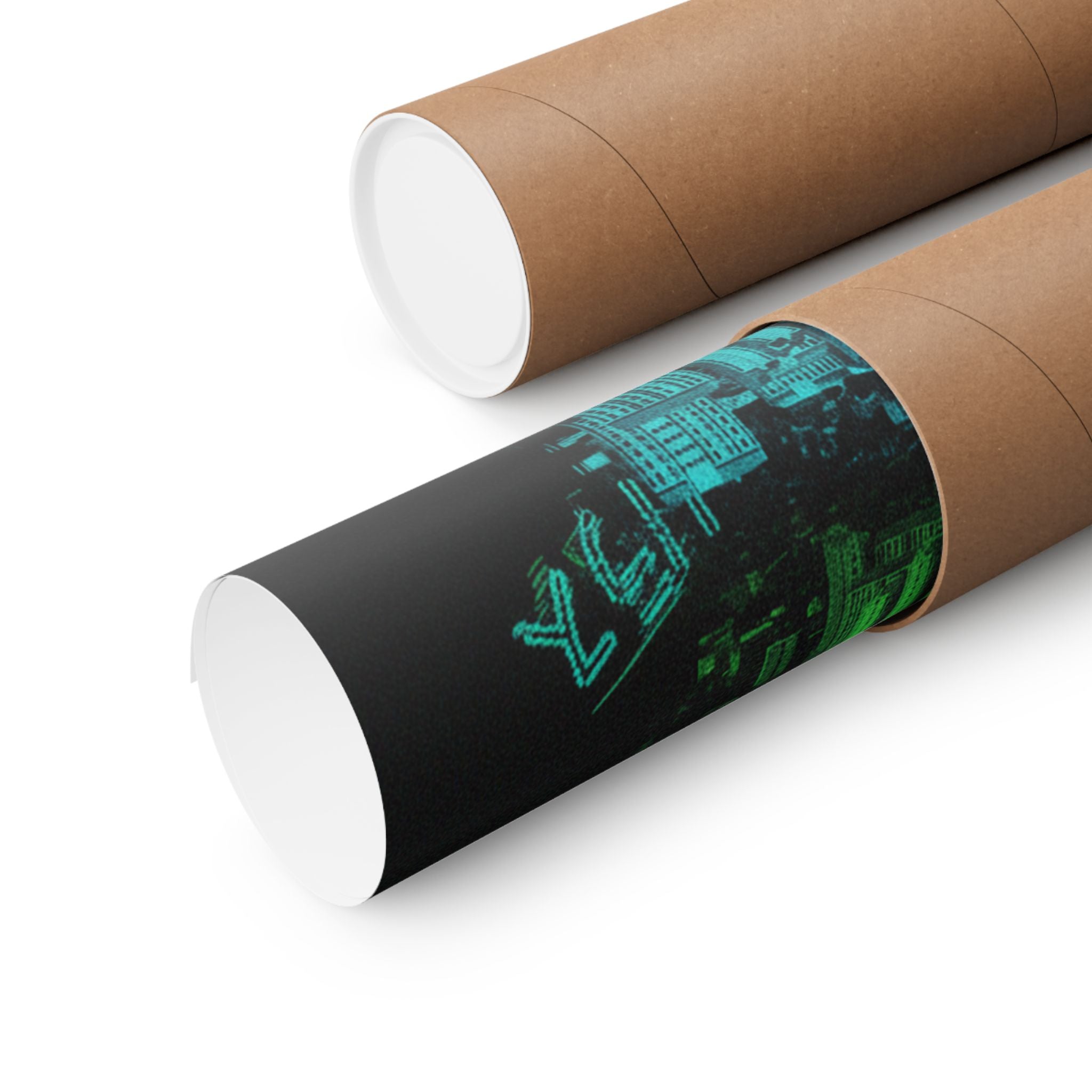 Glitch Culture — Cityscape — Matte Poster