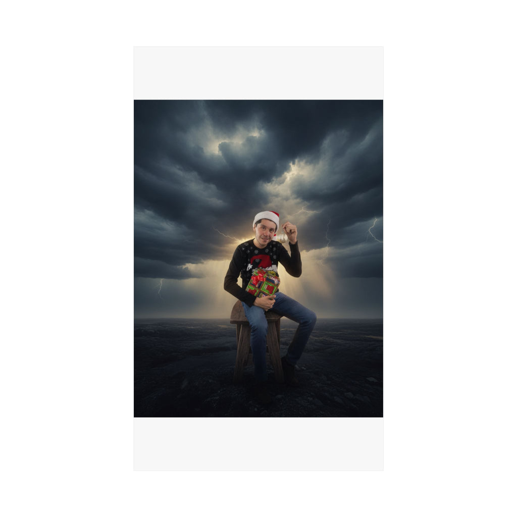 Dramatic Storm — Person — Matte Poster