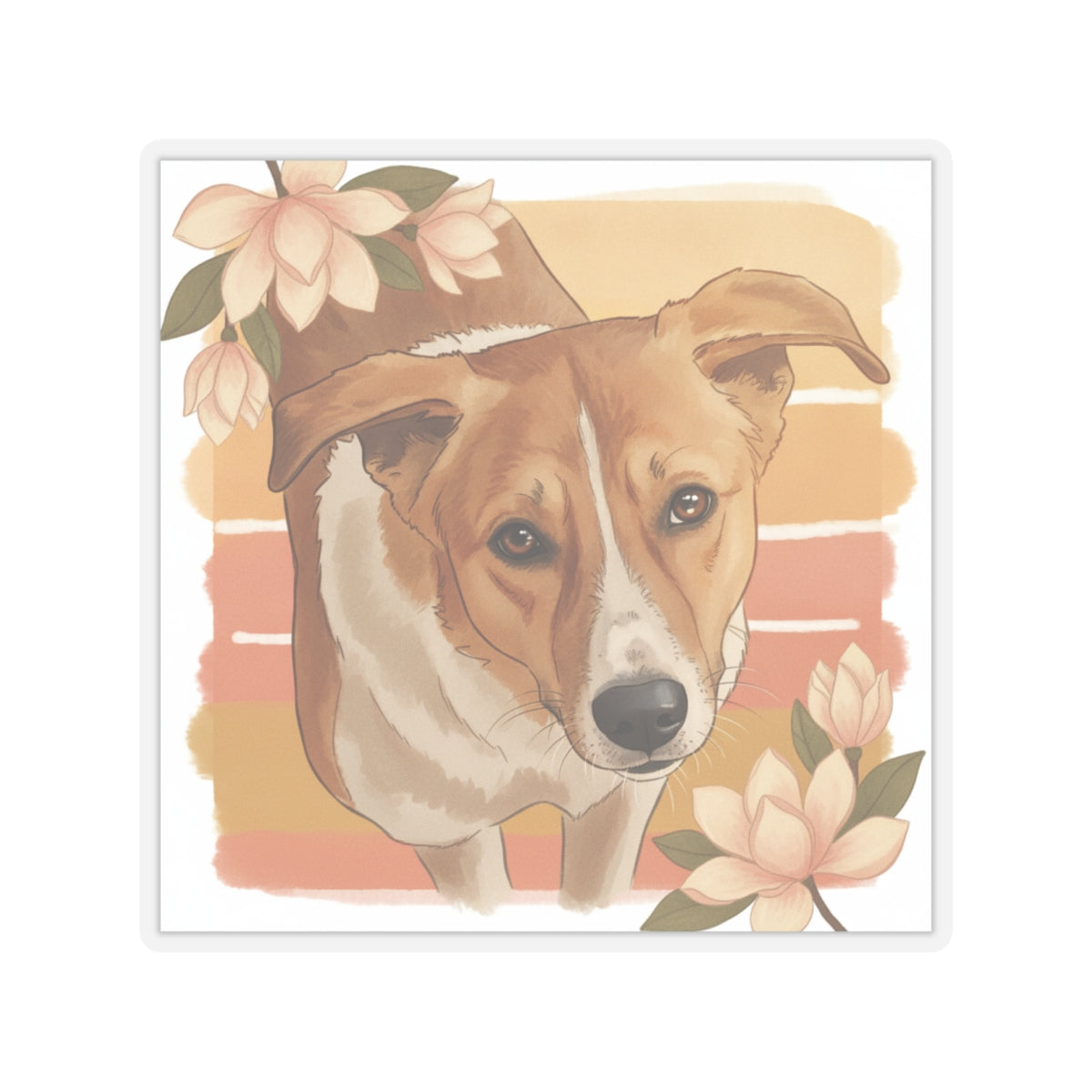 Southern Sunset — Dog — Kiss-Cut Sticker