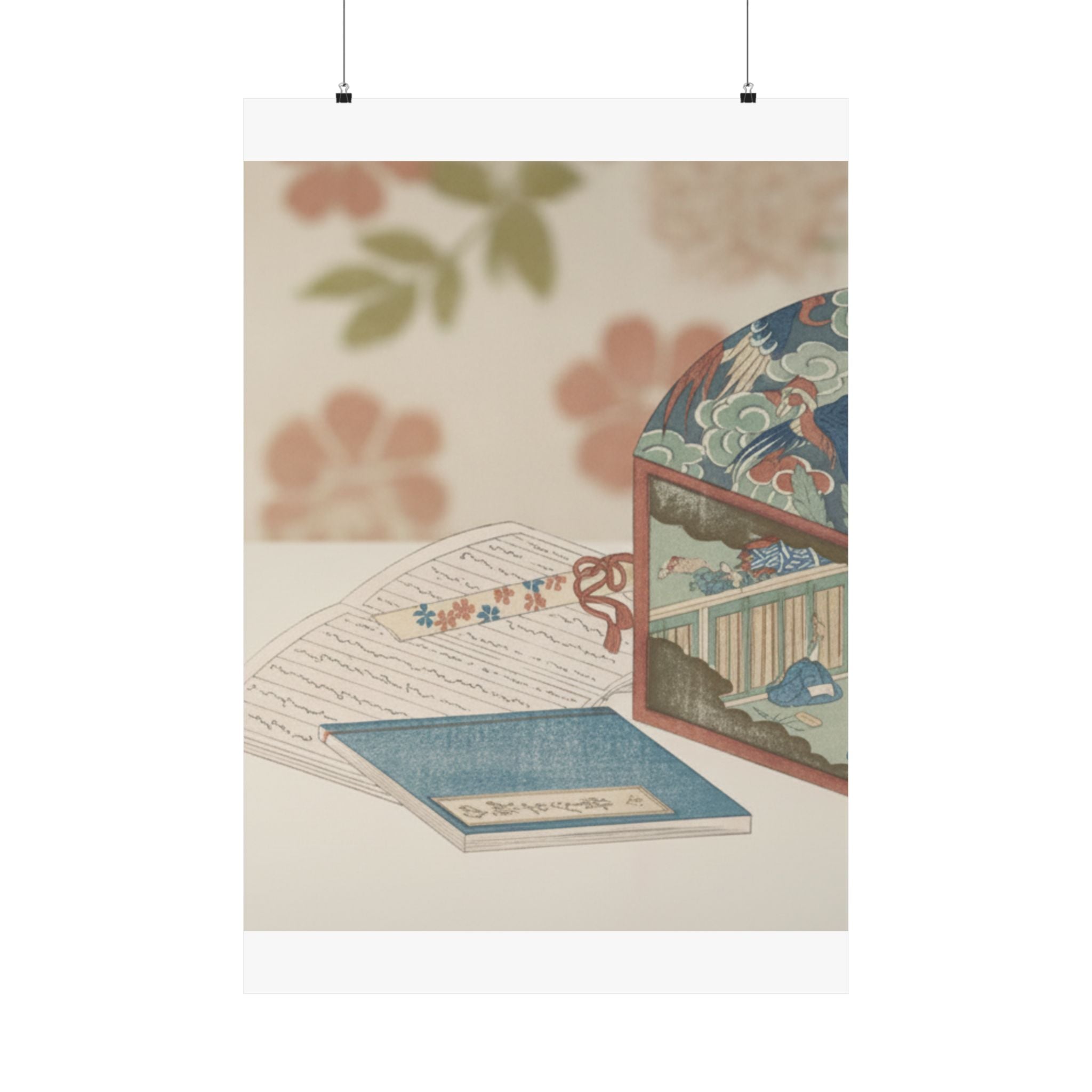 Product Marketing — Box And Books — Matte Poster
