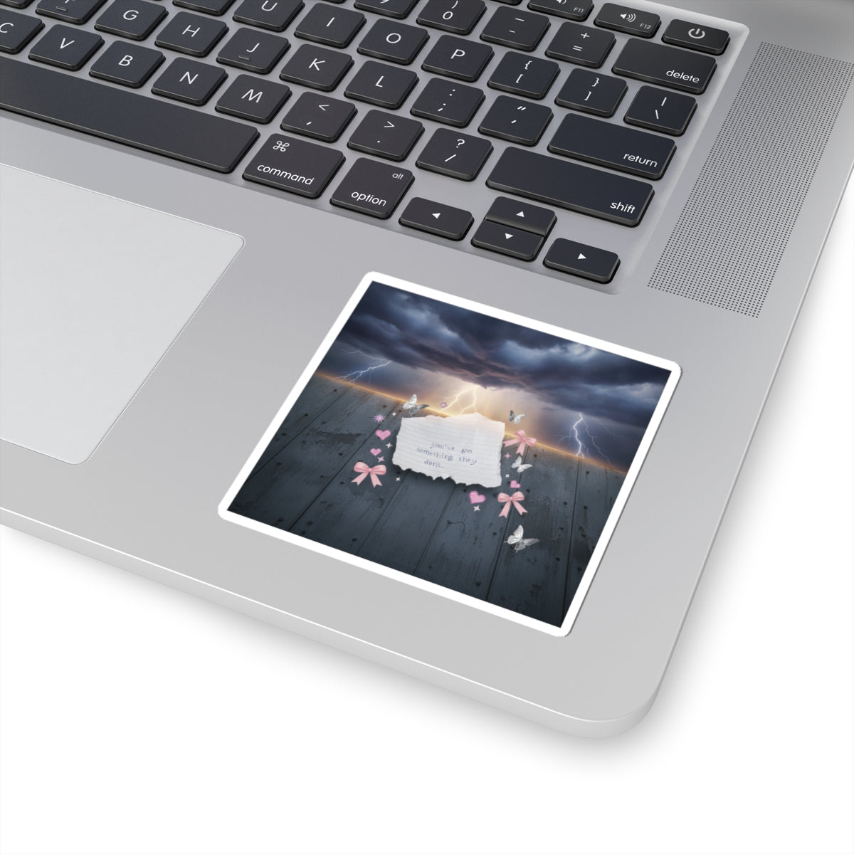 Dramatic Storm — Note — Kiss-Cut Sticker