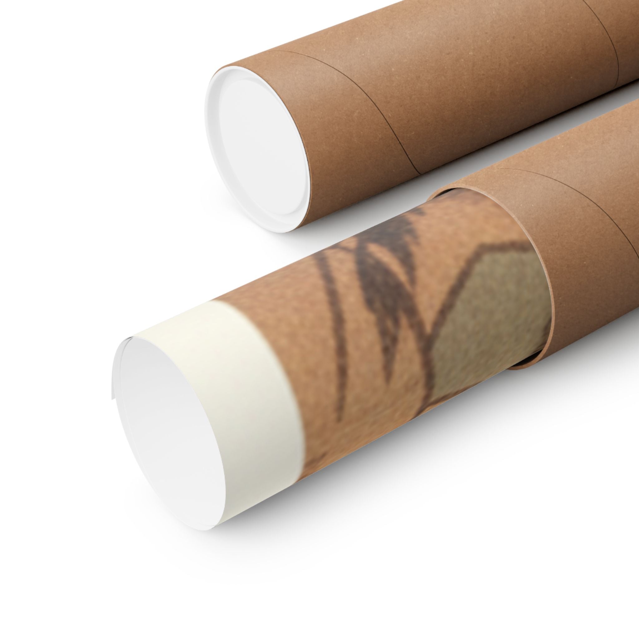 Southern Sunset — A Young Lady And Her Boy Servant — Matte Poster