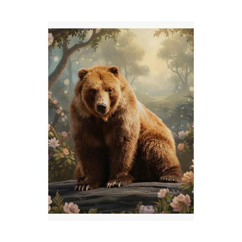 Scenic Nature — Bear — Matte Poster