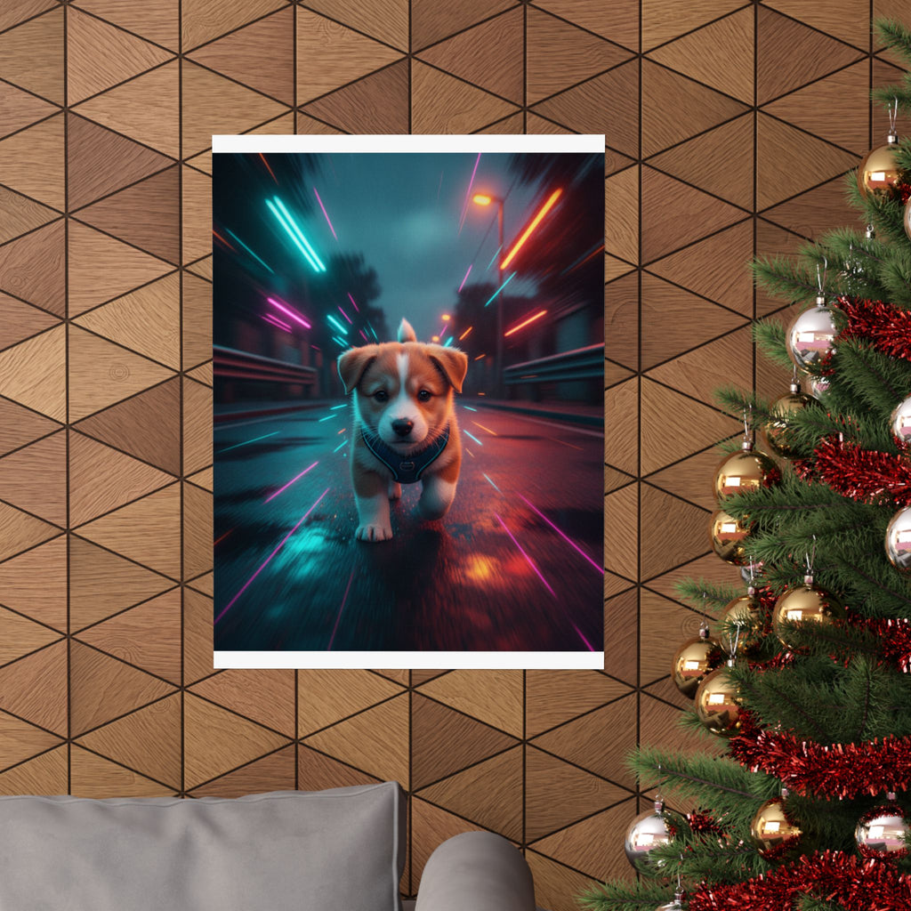 Fast Furious — Dog — Matte Poster