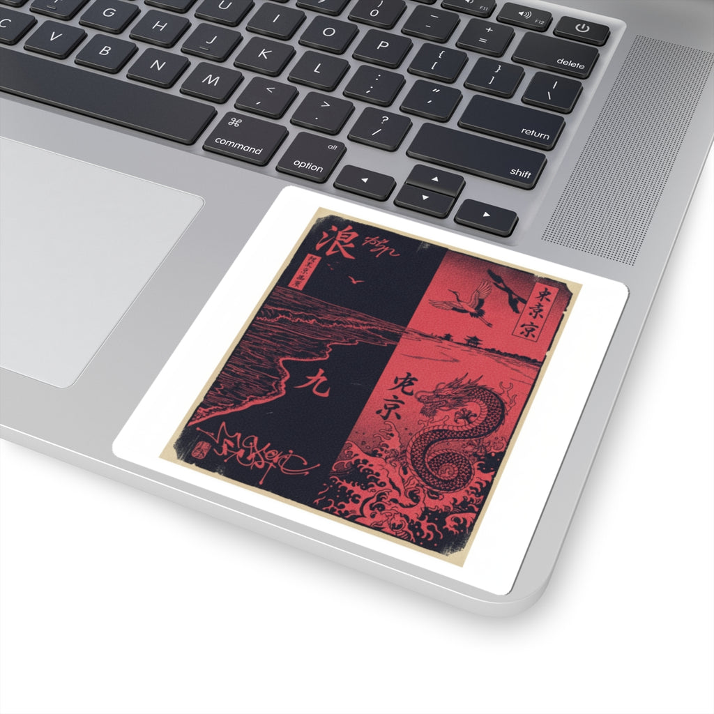 Japanese Street kiss-cut sticker — product view 19