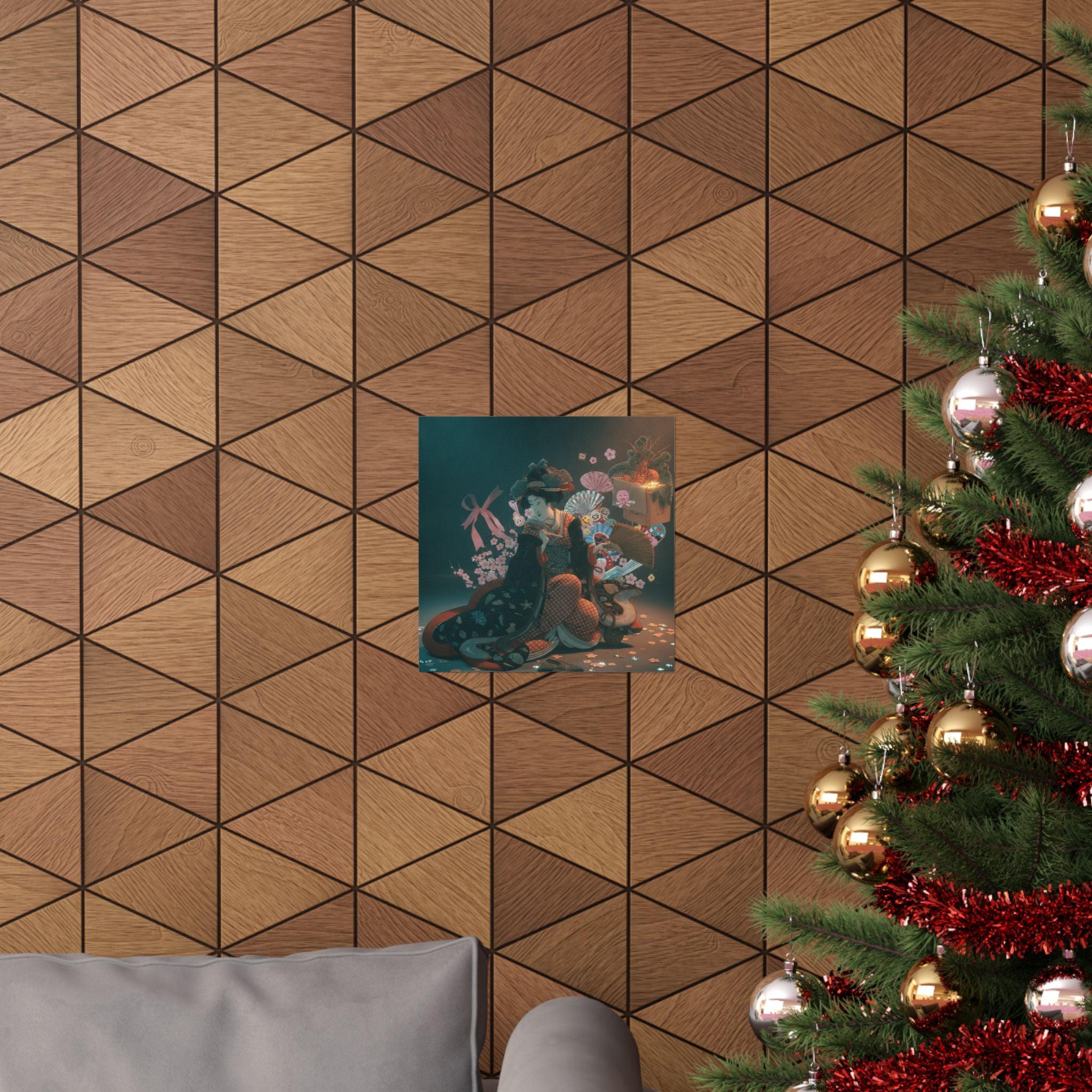 Cinematic — Courtesan And New Year Decoration — Matte Poster
