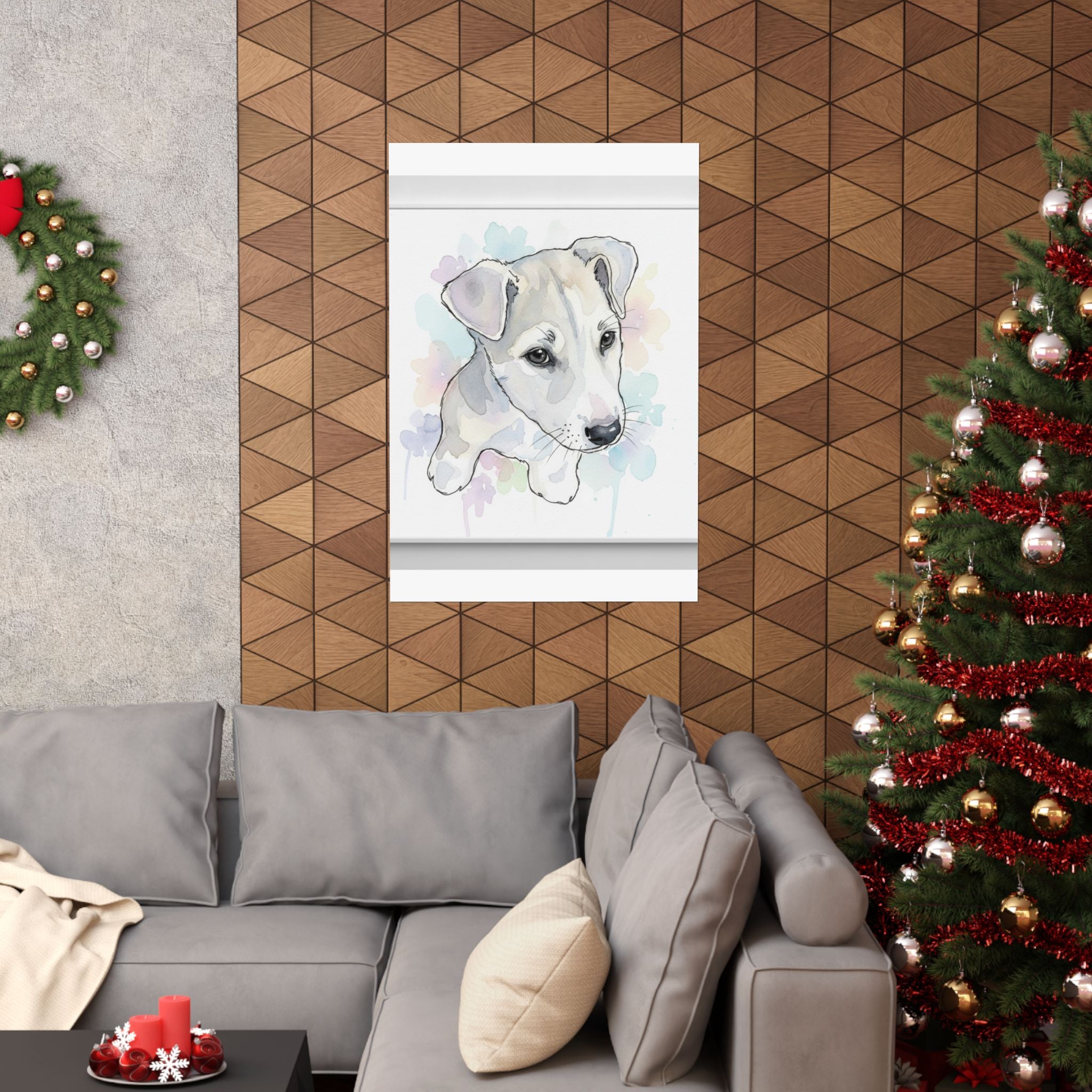 Watercolor — Dog — Matte Poster