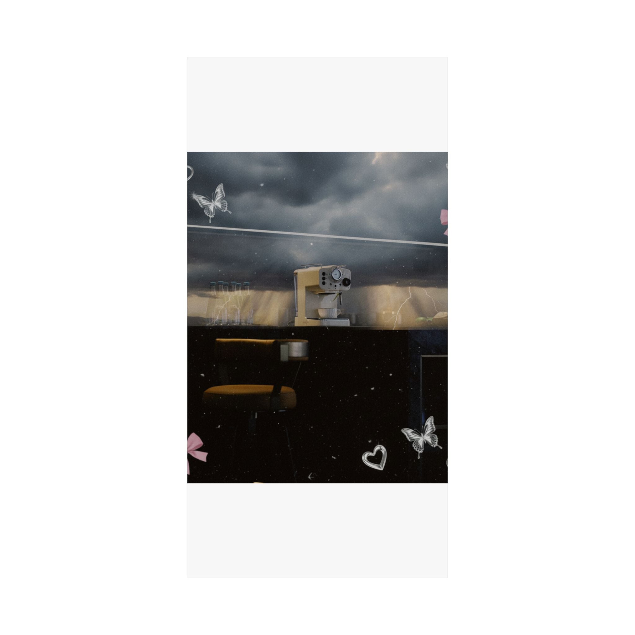 Dramatic Storm — Kitchen — Matte Poster