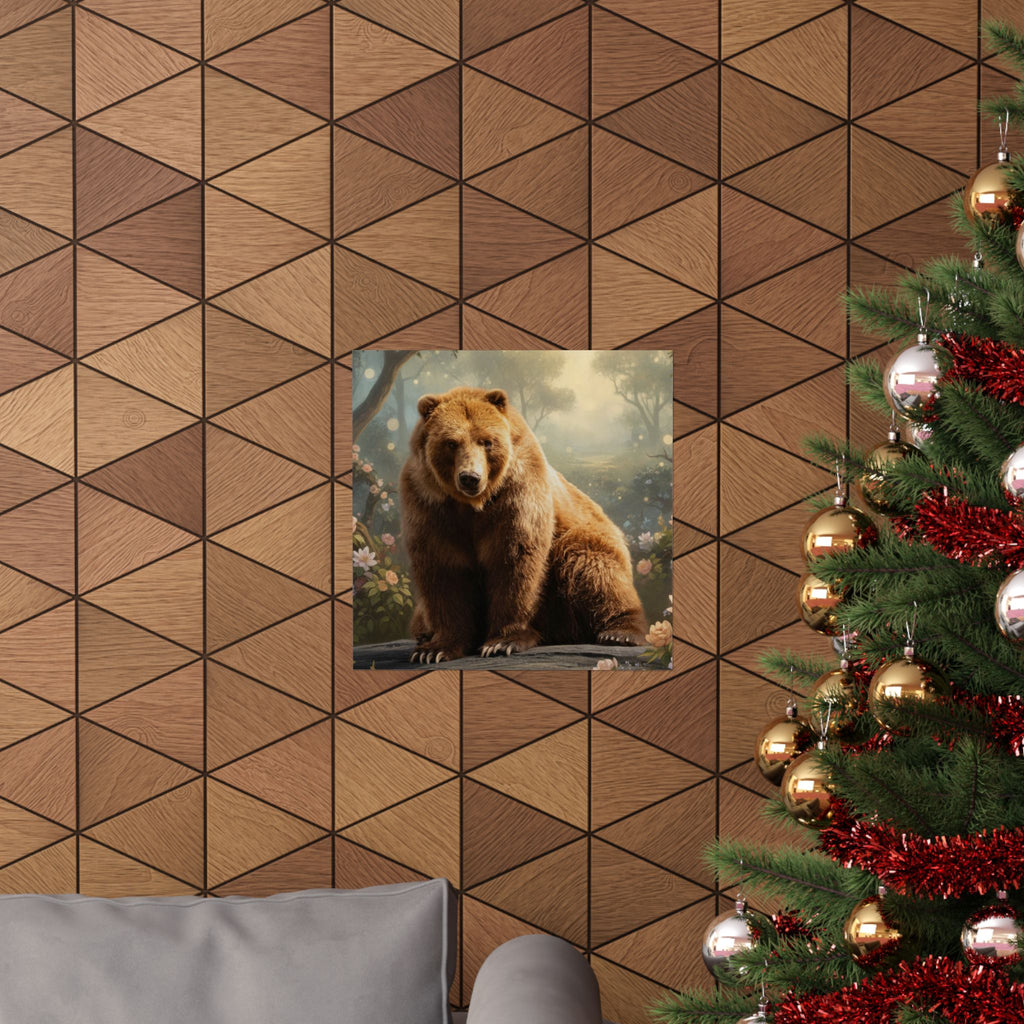 Scenic Nature — Bear — Matte Poster
