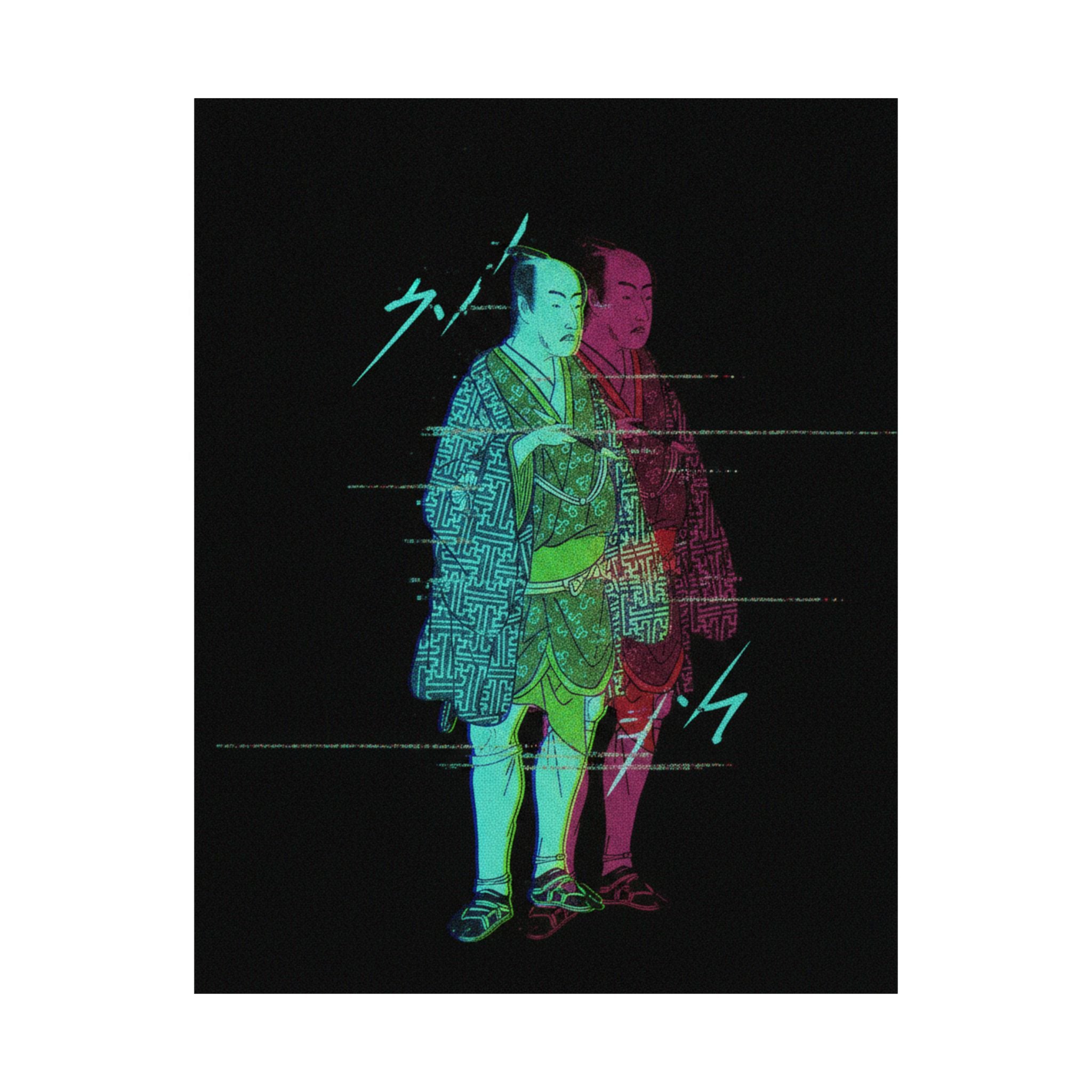 Glitch Culture — The Fourth Matsumoto Koshiro As A Man Dressed In A Short Kimono — Matte Poster
