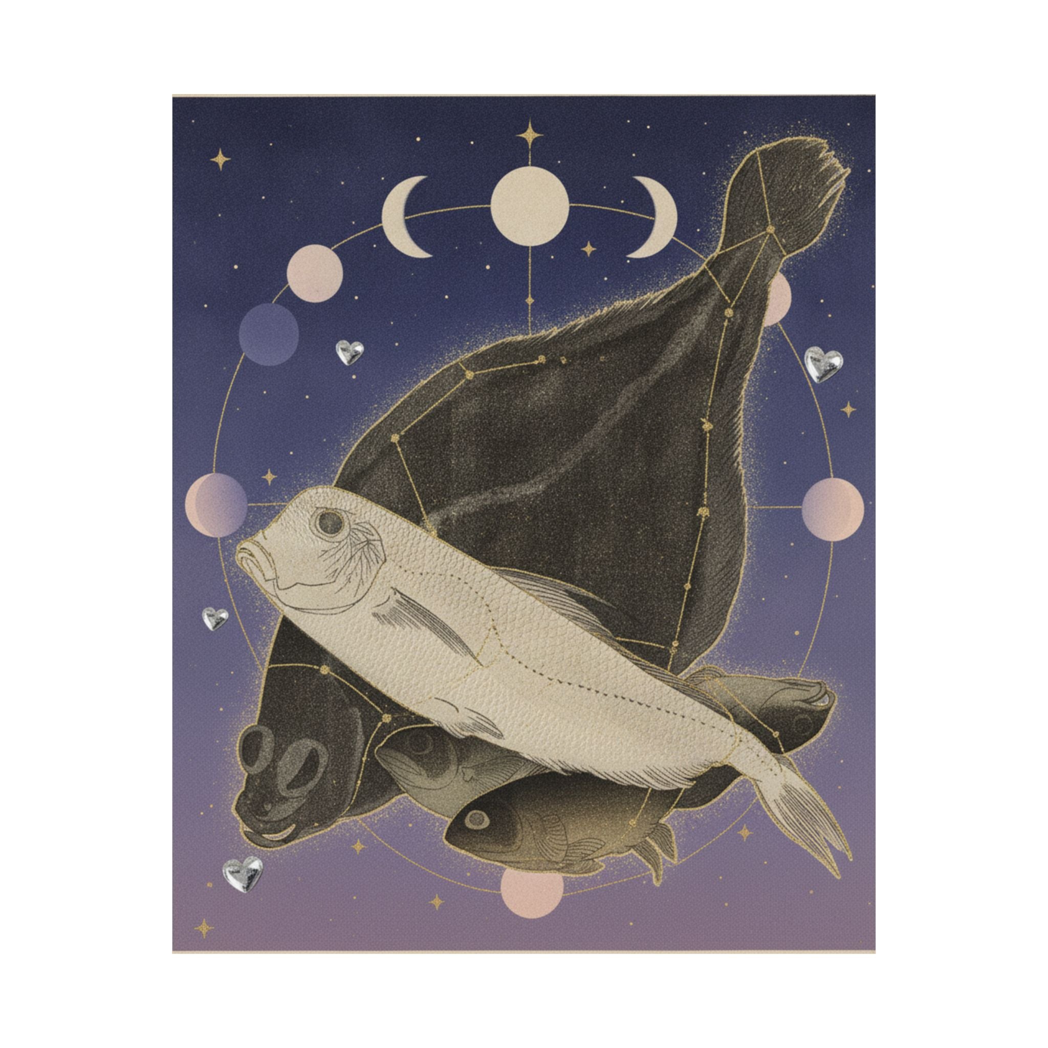 Celestial — Flounder And Other Fishes — Matte Poster