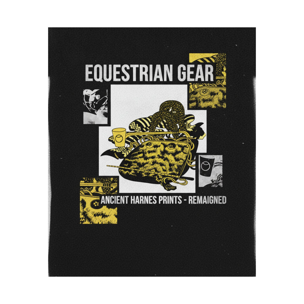 Streetwear Collage — Saddle, Horse-Dipper And Other Harness — Matte Poster