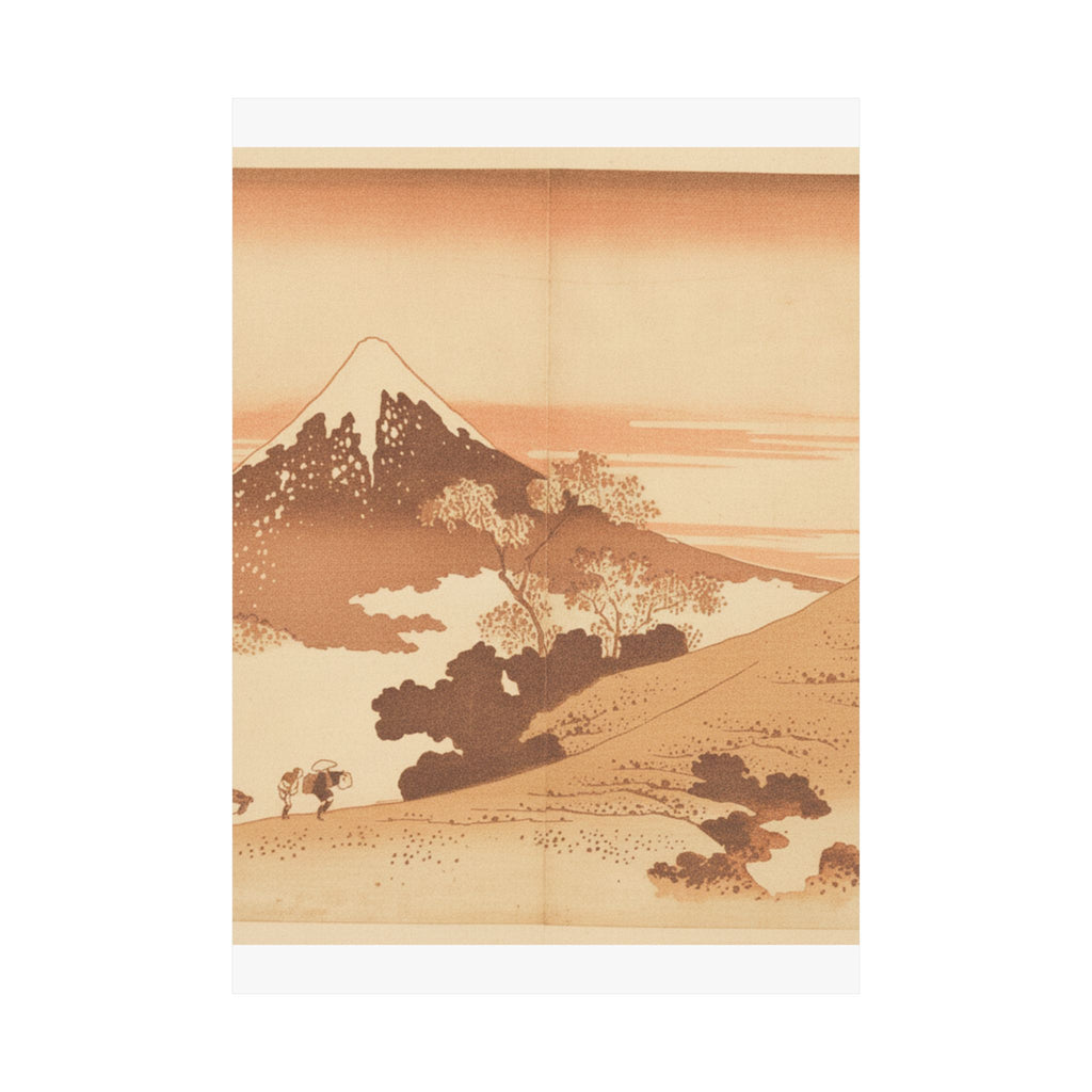 Southern Sunset — Fuji From Inume (?) Pass — Matte Poster