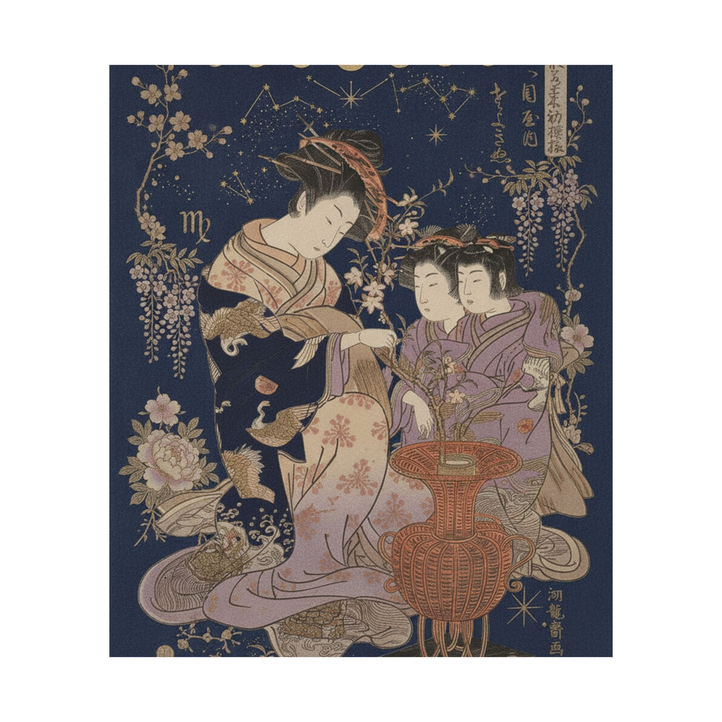 Celestial — The Courtesan Sayoginu Of The Yotsumeya Brothel, From The Series “A Pattern Book — Matte Poster