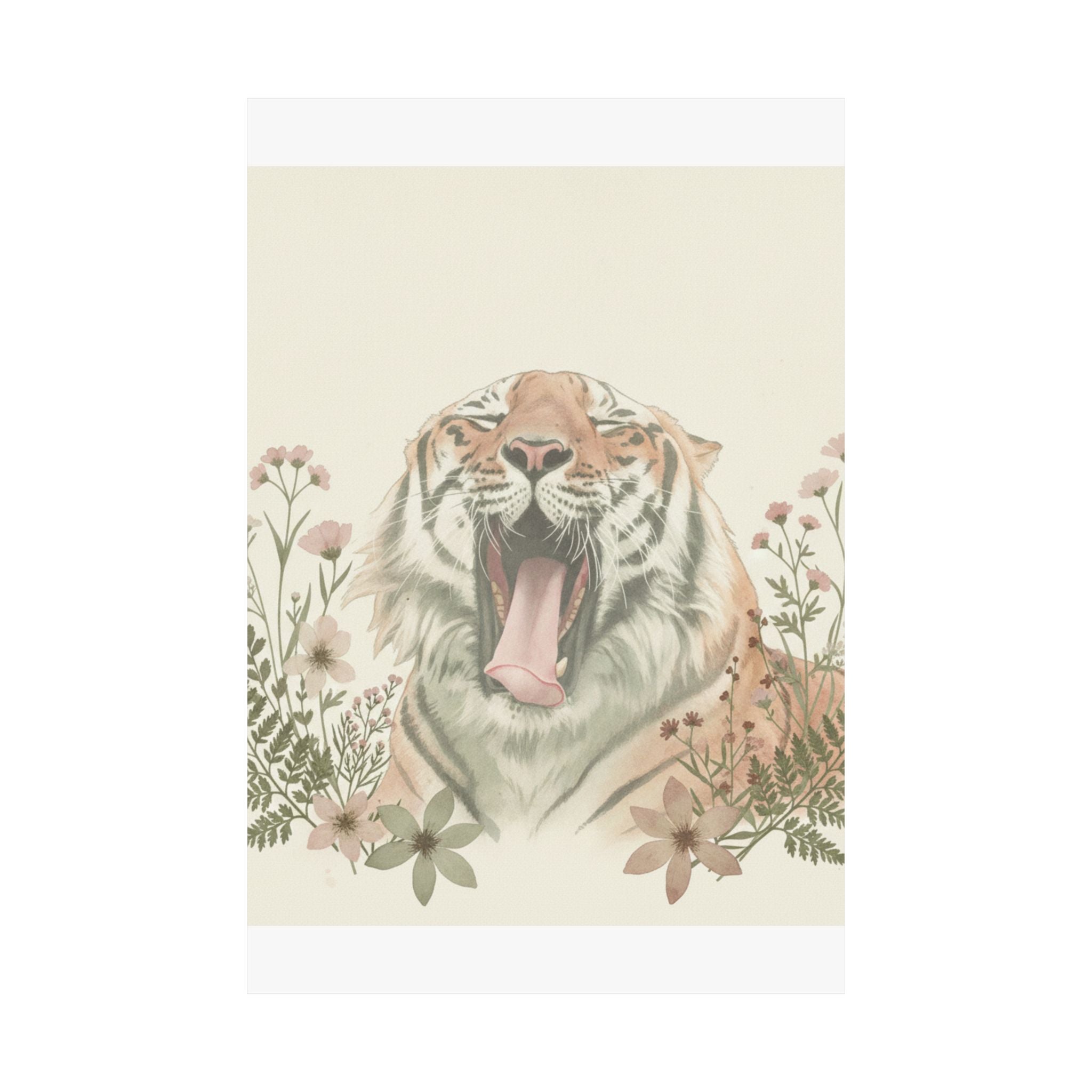 Botanical — Tiger — Matte Poster