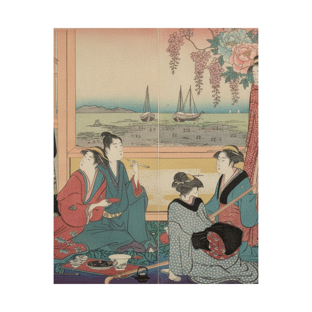 Affirmation — Teahouse In Shinagawa — Matte Poster