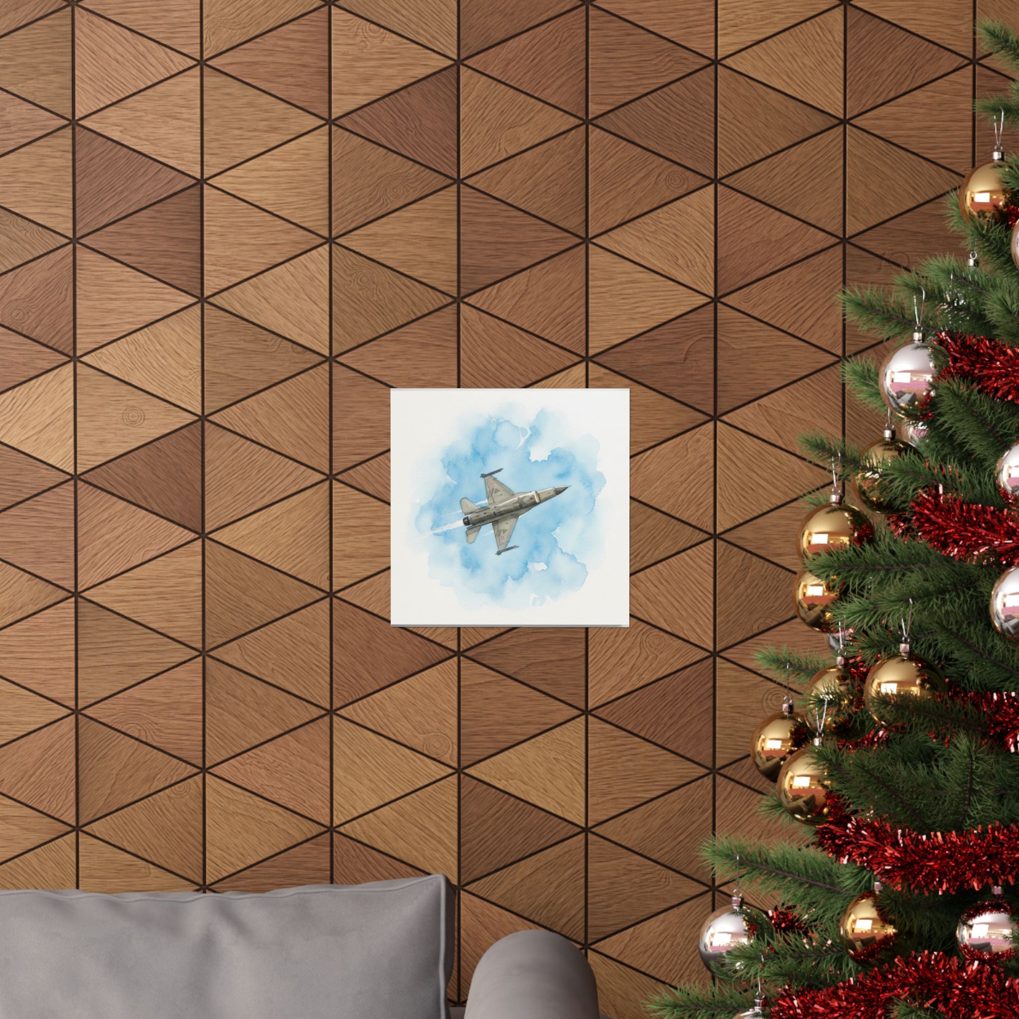 Watercolor — Aircraft — Matte Poster