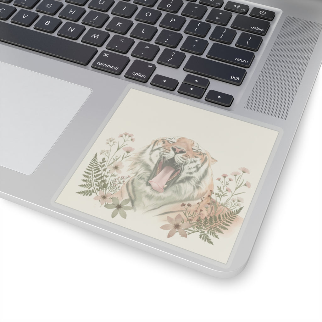 Botanical — Tiger — Kiss-Cut Sticker