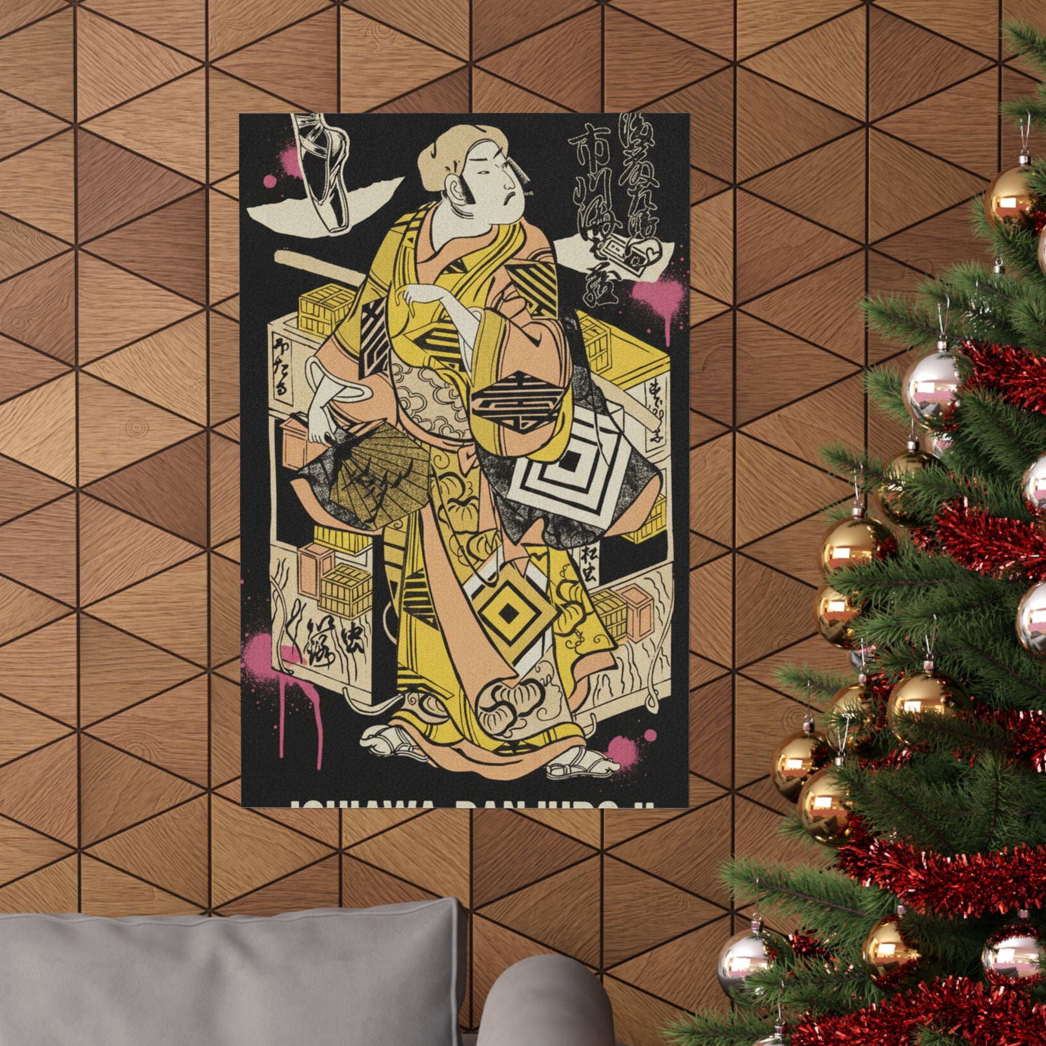 Streetwear Collage — The Actor Ichikawa Danjuro Ii, 1688–1758 — Matte Poster