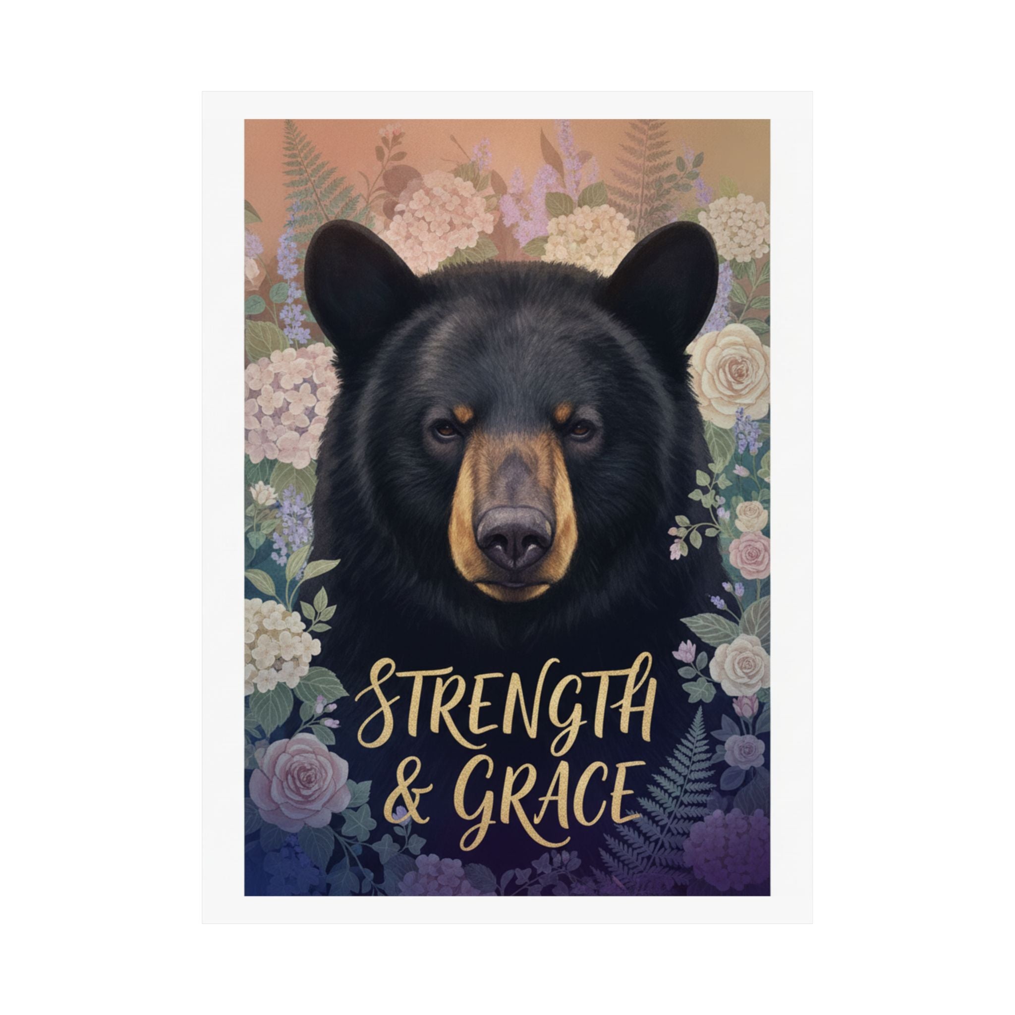 Affirmation — Bear — Matte Poster