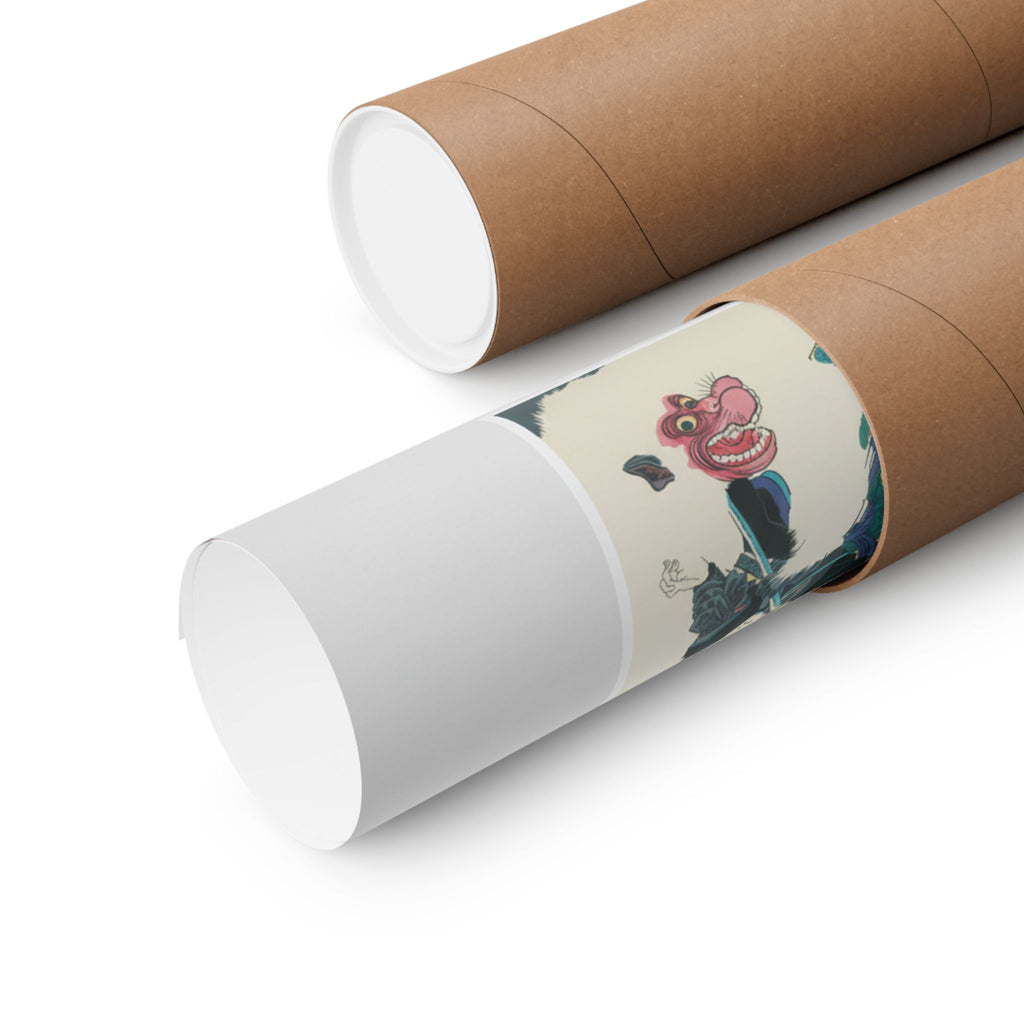 Product Marketing — The Warrior Slaying The Giant White Hihi — Matte Poster