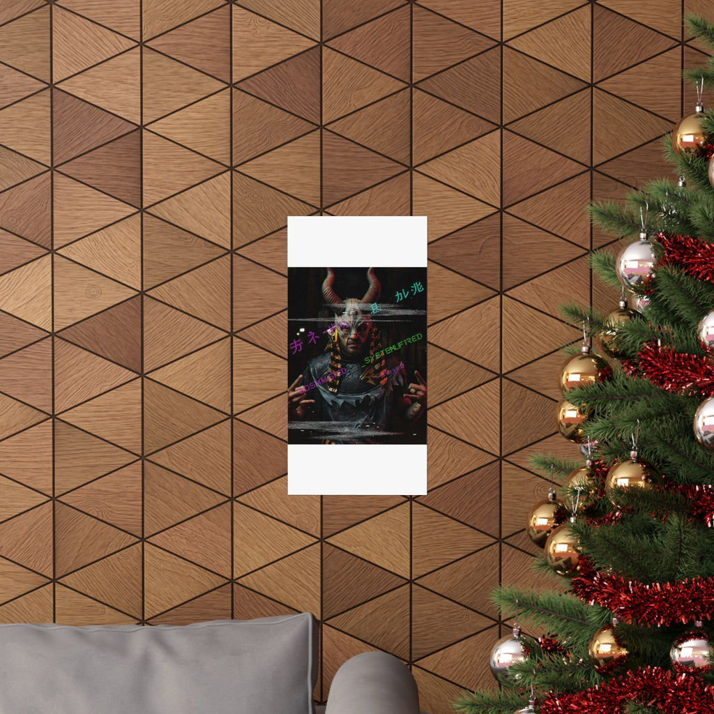 Glitch Culture — Person — Matte Poster